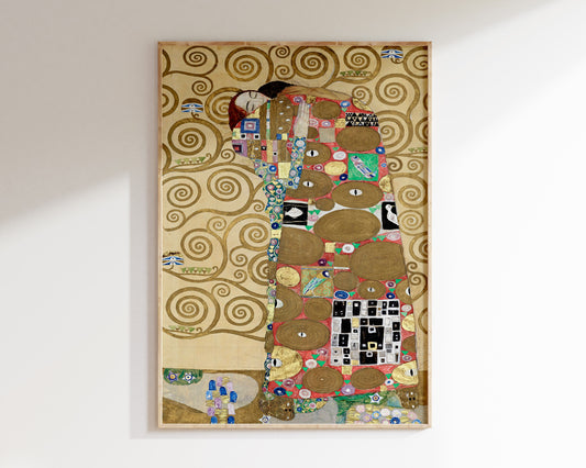 Gustav Klimt Art Print, Fulfillment Reproduction, Art Nouveau Wall Art, Famous Artwork Print, 1900s